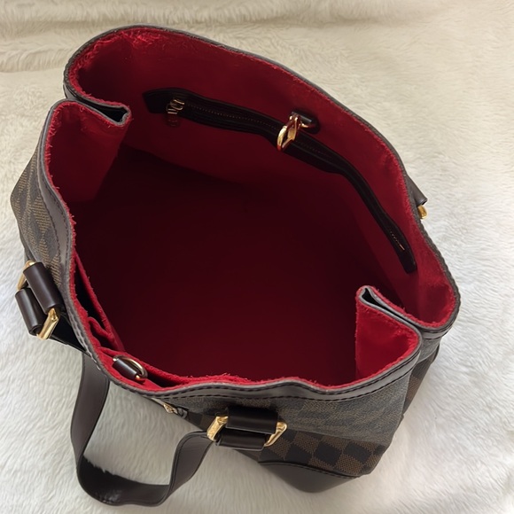 Auth LOUIS VUITTON Hampstead PM  Ebene Damier Unclear Handbag - Picture 8 of 14